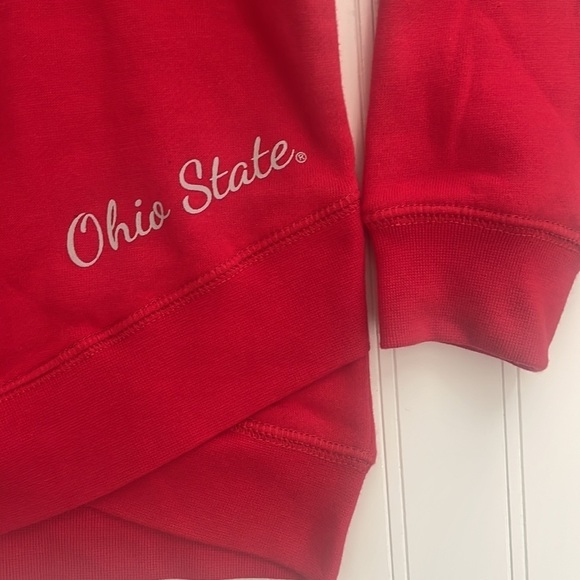 Rivalry Threads Ohio State University sweatshirt youth red logo pullover Sz S - Picture 2 of 7